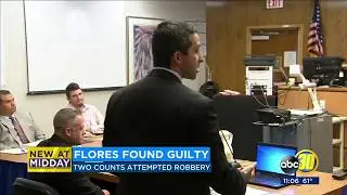 Starbucks robber Ryan Flores found guilty