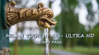 Trenno Park, Milan (Italy) - a bike tour in 4K (Ultra HD)