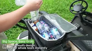 🚗10L0L 27L Golf Cart Cooler Bag &ndash; Stay Cool on the Course! 🧊#golfcart #ezgo #clubcar #yamaha