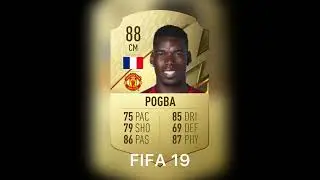 Paul Pogba FIFA Evolution