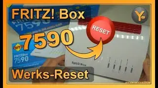 AVM FRITZ! Box 7590: Perform a reset / load factory settings (also for other models)