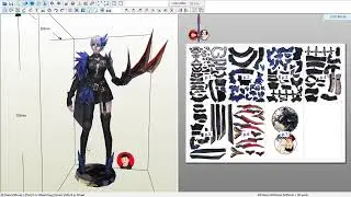 Natalia Midnight Raven Papercraft Mobile Legends