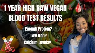 Nutritionist Explains HIGH RAW VEGAN BLOOD TEST RESULTS!