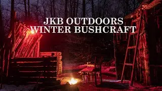 BUSHCRAFT WINTER OVERNIGHT AT PERMANENT SHELTER - 2 - (2020)