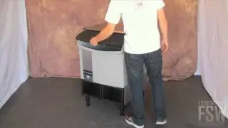 Ice-O-Matic (ICEU220HA) - 238 Lb Self-Contained Half Cube Ice Machine
