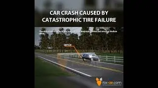 Car Crash Caused by Catastrophic Tire Failure