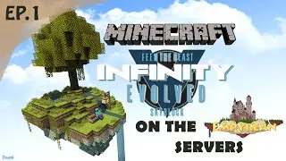 GETTING STARTED! ~ Episode 1 | FTB Infinity Evolved Export Skyblock