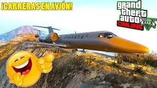 ¡Carreras DE AVIONES EN EL MONTE CHILIAD! | Explosiones Por Todo LADO! | GTA V CON AMIGOS