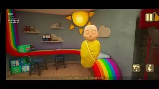 The baby in yellow 