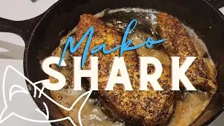 Стейк из акулы-мако, обжаренный на сковороде с беконом/Lodge Cast Iron Skillet🔥