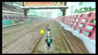 Mario Kart Wii: DK Summit Double SC with an outward drift bike!
