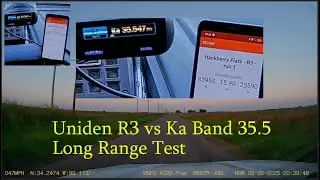 Uniden R3 - 15.90 miles at Hackberry Flats - run 1