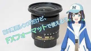 【カメラの豆知識】DX専用レンズだけど、FXフォーマットで使える？AF-P DX NIKKOR 10-20mm f/4.5-5.6G VR