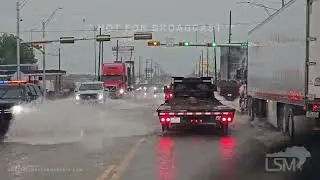 05-06-2025 College Station, Texas - Significant Flash Flooding - Vehicles Flooded - Impassable Roads