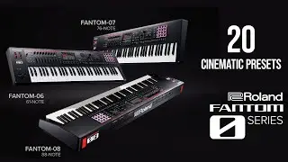20 preset-uri CINEMATIC - Roland Fantom 06