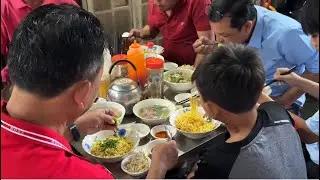 Street Food ALLEY at Orussey in Phnom Penh City, Cambodia