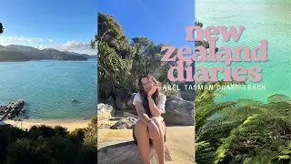 hiking and camping on the coast of new zealand🌿 abel tasman coastal track