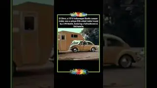 El Chico: The 1974 Towable VW Beetle Camper Trailer with Full Bathroom & Kitchenette