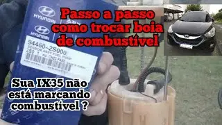 Como trocar a bóia de combustível da ix35 - passa a passo