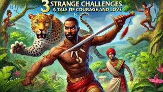 3 Strange Challenges|| A Tale of Courage and Love | African Folktale of Adjoa and Kwasi#africa