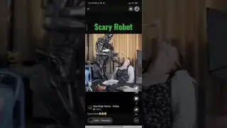 Scary Robot forces people to.... #Shorts