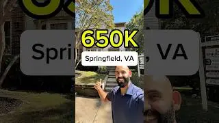 $650K | SPRINGFIELD, VA | WANNA SEE IT IN PERSON? CHECK OUT MY CHANNEL TO GET IN TOUCH ☝️