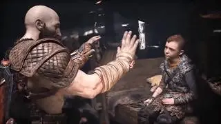God Of War - Kratos takes Faye's ashes and Counsels Atreus - Story