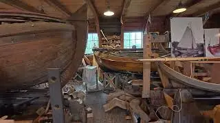 A workplace with boats and paintings Part 2