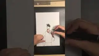 Drawing nba players every day for 100 days day 50: Paulo Branchero
