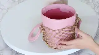 ABIBA Fishnet And Leather Tote Bucket Bag - JESSICABUURMAN