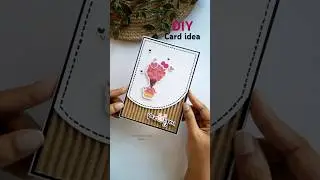 DIY GREETING CARD IDEA / Handmade card #diy #handmadecards #diycrafts