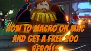 How to macro summer event anime vanguards on Mac