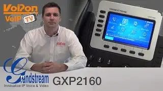 Grandstream GXP2160 HD IP Phone Video Review and Unboxing
