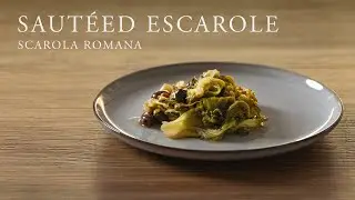 Anchovy out to GO VEGAN! Simple Roman-style Escarole recipe 😋