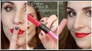 Dupe or Dud: ELF Lip Stain Vs. MAKE UP FOR EVER Aqua Rouge | Bailey B.