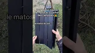 jour 4 pour trouver le matos le + confort des campeurs 🏕 #jour4 #matos #outdoor #tablepliante