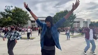 FlashMob🔥 || NRITHYA DANCE PERFOMANCE || SNIST || CICC  #cicc #shorts #flashmob #dance