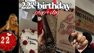 22ND BIRTHDAY PREP + VLOG | maintenance, birthday dinner, cheetah themed sleepover, etc