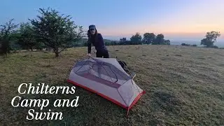 Chilterns Chalk lake swims and Solo Camp with the Stars