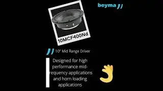 Beyma - 10MCF400Nd Средний диапазон