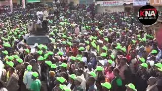SEE HOW THE GROUND TURNED CRAZY IN SUPPORT OF MATIANG'I LIVE IN MURANG'A