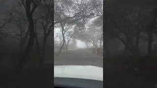 ASMR Winter 🥶 Morning Fog Weather Countryside Outback Villages Road
