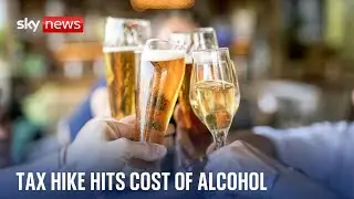 Price of alcohol to increase in line with inflation