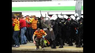 POLICYJNA PROWOKACJA: Jagiellonia - Lechia (02.05.19) Puchar Polski
