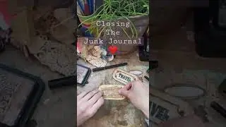 Closing the Junk Journal Idea Tutorial Inspiration #shorts #shortvideo