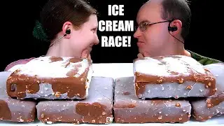 ASMR Klondike Ice Cream Race 🍦 Mukbang Eating Sounds