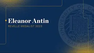 2023 Revelle Medalist: Eleanor Antin