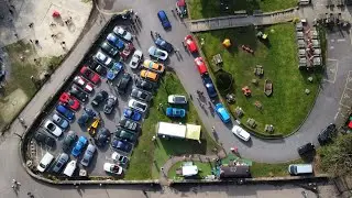 2025 Mar 08. Clevedon Cars & Coffee drone 4k