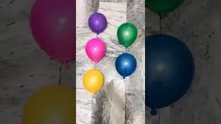 Relaxing 🎈 Asmr colorful water balloon popping | satisfying funny colorful water balloon #balloons