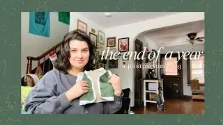 vlog | new years resolutions, sewing baby clothes, and loads of laundry